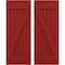 Ekena Millwork Americraft 6-Board (2 Batten) Wood Joined Board-n-Batten Shutters w/ Z-Bar, ARW102BB621X64BRH, PR ARW102BB621X64BRH - alternate 1